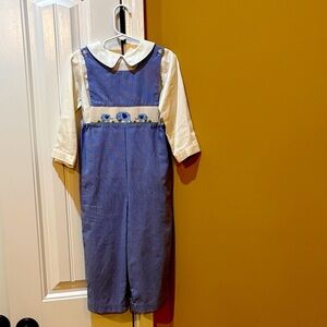 Vive La Fete Embroidery Two piece Boy’s Outfit